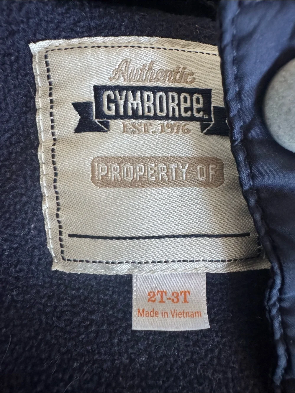 Gymboree Navy Quilted Puffer Vest for Kids